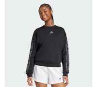 Sweat-shirt en molleton 3 bandes à imprimé animal Black / Multicolor XS