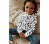Sweat-shirt En Molleton Céleste Ecru 18M(81CM)