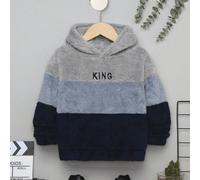 sweat-shirt en peluche dopamine doux et chaud pour jeune garçon, confortable, décontracté et à la mode, avec imprimé couleur et lettres, adapté à l'automne et à l'hiver. 6Y,7Y,8Y,4Y,5Y,3-4YgraphiqueTi