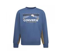 Sweat-shirt enfant Converse Geared Up - Bleu - Manches longues - Col capuche XL