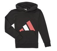adidas Unisex Kinder Essentials BIG Logo Hoodie, Black/Pure Ruby/White, 9-10 Years