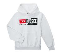 Sweat-shirt enfant garcons Diesel SGIRKHOODCUTYX OVER Blanc 10 ans