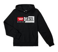 Sweat-shirt enfant garcons Diesel SGIRKHOODCUTYX OVER Noir 10 ans