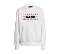 Sweat-shirt enfant garcons Diesel SGIRKK10 Blanc 10 ans