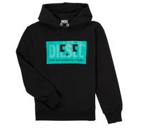 Sweat-shirt enfant garcons Diesel SMILEY OVER Noir 8 ans