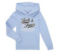 Sweat-shirt enfant garcons Jack & Jones JJELOGO SWEAT HOOD Bleu 11 ans