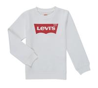 Sweat-shirt enfant garcons Levis BATWING CREWNECK SWEATSHIRT Blanc 10 ans