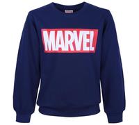 Sweat-shirt enfant MARVEL - Bleu marine - Manches longues - Col arrondi 7-8 ans