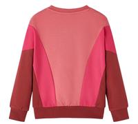 Sweat-Shirt Enfants Bloc De Couleurs Rose Et Henné 92