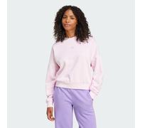 Adidas Sweat-shirt Essentials petit logo Feelcozy Rose clair / Blanc L