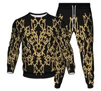 Sweat-Shirt et Jogging imprimé en 3D Floral Africain Femmes/Hommes 2 pièces Ensemble Survêtement Cool Pull Sportswear
