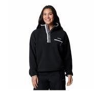 Polaire femmes Columbia HELVETIA II CROPPED HALF SNAP FLEECE Noir EU M