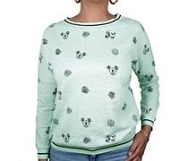 Sweat-shirt Femme Disney - Crayon Mickey Vert chiné G