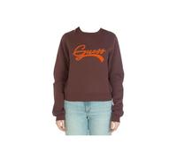 Sweat-shirt Femme Guess Tinca en Coton Brun - Taille XS XS