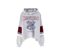 Sweat-shirt Femme Harry Potter - Hogwarts Armoirie, Gris chiné, M