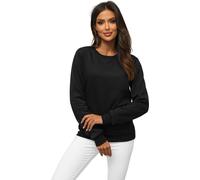 Sweat-shirt femme noir OZONEE JS/W01Z M