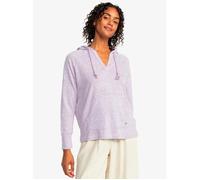 Sweat-shirt femme - ROXY - Manches longues - Col capuche - Violet S