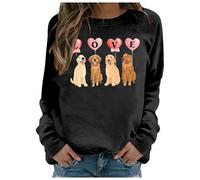Sweat Shirt Femme sans Capuche Sweat-Shirt « Je ne suis Pas Un câlin » avec Citations sarcastiques et drôles de Cactus pour Femmes introverties,évitez l'humour,Hauts à col Rond(Black,XXL)