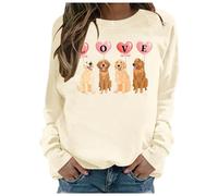 Sweat Shirt Femme sans Capuche Sweat-Shirt « Je ne suis Pas Un câlin » avec Citations sarcastiques et drôles de Cactus pour Femmes introverties,évitez l'humour,Hauts à col Rond(Light Yellow,XXL)