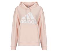 Sweat-shirt femmes adidas Essentials Big Logo Oversized French Terry Hoodie Rose EU XS