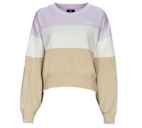 Sweat-shirt femmes Converse COLOR-BLOCKED CHAIN STITCH Violet EU S