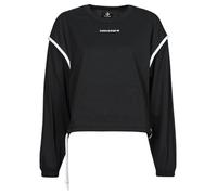 Sweat-shirt femmes Converse LONG SLEEVE JERSEY CREW Noir EU M