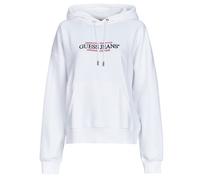 Sweat-shirt femmes Guess GJ HOOD OS AMERICAN Blanc EU M