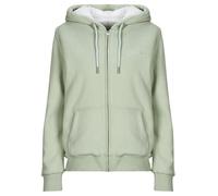 Sweat-shirt femmes Superdry BORG LINED ZIPHOOD Vert FR 36