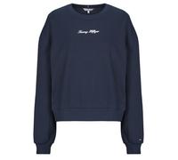 Sweat-shirt femmes Tommy Hilfiger CLASSIC SCRIPT TERRY SWEATSHIRT Marine EU S