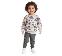 Sweat-Shirt Filles Lettres Imprimées Pulls Doux Rayé Manches Sweat-Shirts Bébés Fille Basique Hauts Pull Ample Confortable pour Automne Hiver Enfant 5-12 Ans