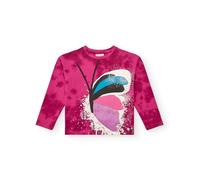 Sweat-Shirt Fuchsia avec imprimé Papillon pour Fille, Collection Crazy Feelings (Taille 5 Ans)