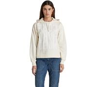 Sweat-shirt G-Star pour femmes HCD loose hdd sw Compact terry, papyrus ivoire...