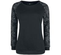 Sweat-shirt Gothic de Black Premium by EMP - Skull & Roses - XS à 3XL - pour Femme - noir S