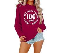 Sweat-shirt graphique à manches longues avec inscription « God is Greater Than The Highs and Lows » pour femme, Bordeaux, L