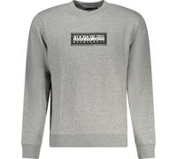 Sweat-shirt gris pour hommes avec col rond - Coupe décontractée, Taille : 3XL Couleur : Grigio