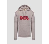Sweat-shirt Gris Pour Hommes Fjallraven Logo Hoodie M F84144-20-999
