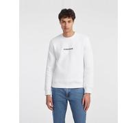 Sweatshirt slim logo brodÃ© Guess Blanc S