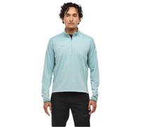 Sweat-shirt Hoka GlideTech Quarter Zip Bleu, Taille M