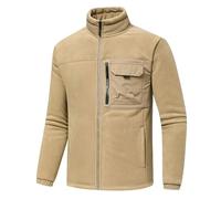 Sweat-shirt Homme Automne Shake Casual Col surélevé Vêtements de Printemps et d'Automne Veste en Polaire Pantalon Imperméable, kaki foncé, XXXL