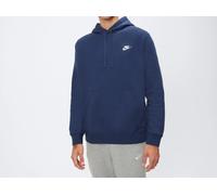 Sweat-shirt homme BV2654-410 Nike Club Fleece bleu en coton avec capuche