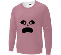 Sweat Shirt Homme Deguisement Halloween Adulte, Sweat-Shirt Manche Longue avec Poches Pull-Over d'halloween Pull Drôle Motif Imprimé Citrouille Deguisement Halloween Homme Fantaisie Tenue