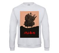 Sweat Shirt Homme Le Chateau Ambulant Hayao Miyazaki Manga Anime Japon
