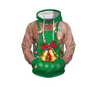 Sweat Shirt Homme Manches Longues Pull Leger - Hoodie Oversize à Capuche Festif Funky Style DéContracté Tendances De La Mode Cool Et Classique Confortable Et Chaud