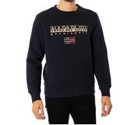 Sweat-shirt homme Napapijri Ayas - Bleu - Manches longues - Col rond XS