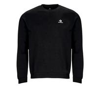 Sweat-shirt hommes Converse GO-TO EMBROIDERED STAR CHEVRON FLEECE CREW SWEATSHIRT Noir EU XS