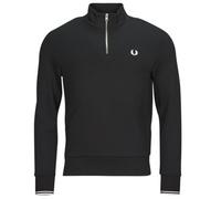 Sweat-shirt hommes Fred Perry HALF ZIP SWEATSHIRT Noir EU M