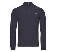 Sweat-shirt hommes Gant SUPERFINE LAMBSWOOL HALF ZIP Marine EU S