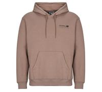 Sweat-shirt hommes New Balance LINEAR GRAPHIC FLEECE HOODIE Marron EU L