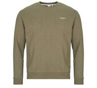 Sweat-shirt hommes Pepe jeans MACBETH SMALL LOGO PLAIN CREW Kaki EU S