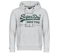 Sweat-shirt hommes Superdry VINTAGE LOGO DUO CLASSIC Gris EU L